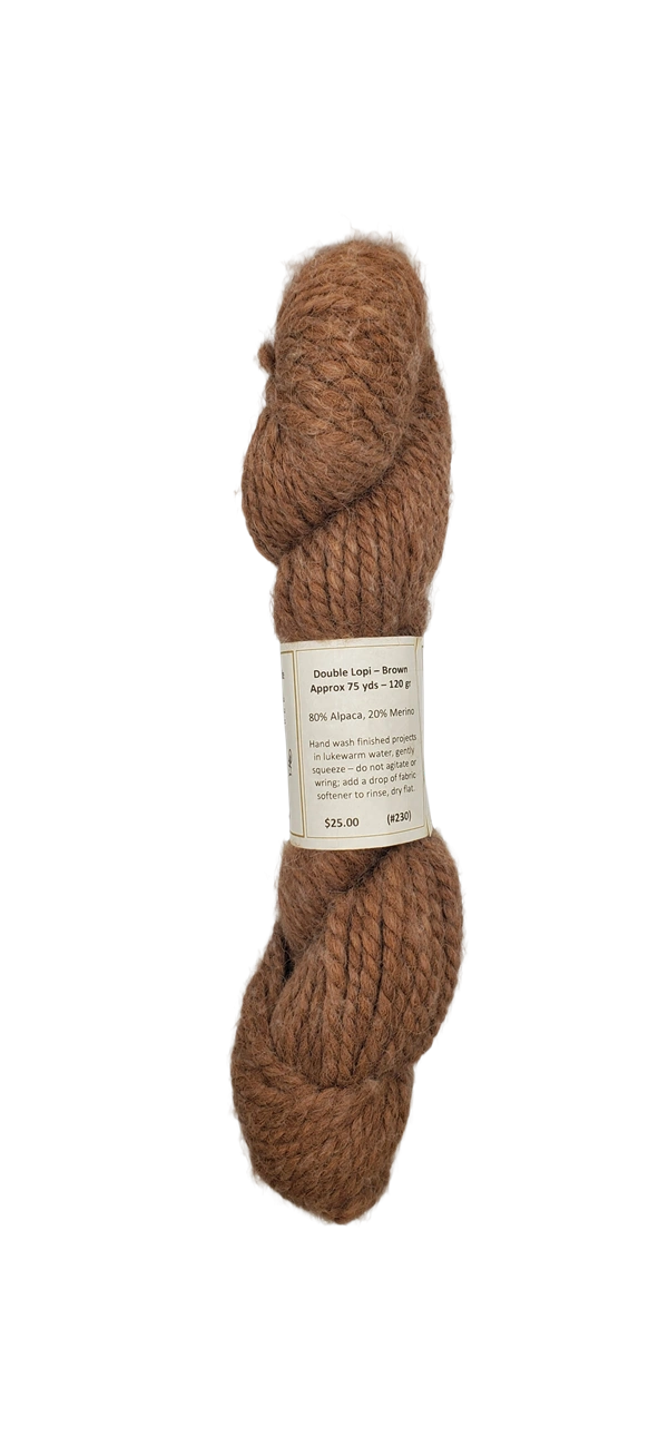 Luxuriously Soft Brown Alpaca Blend Yarn – Perfect for Cozy Projects!